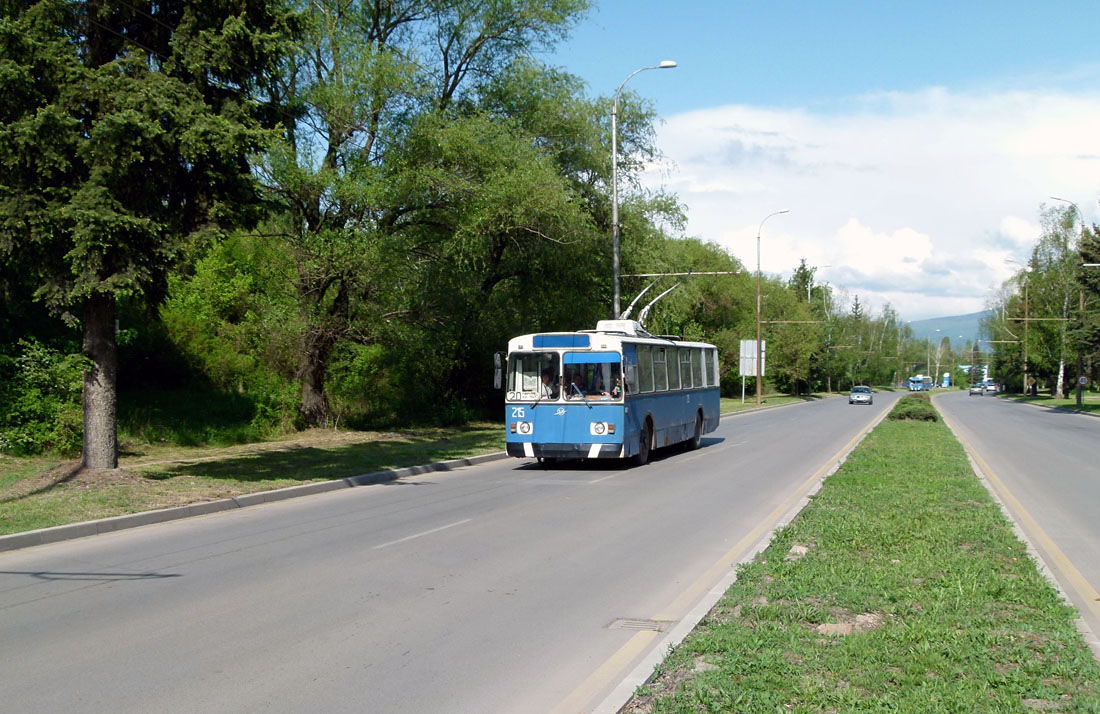 Pernik's trolleybus network possesses an interurban character as it ...