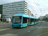 Bombardier Variobahn 6NGT-LDE Tram at Strasse der Nationen / Bruckenstrasse