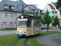 Raw Sw/LEW TZ70/1 tram on Jacobsring